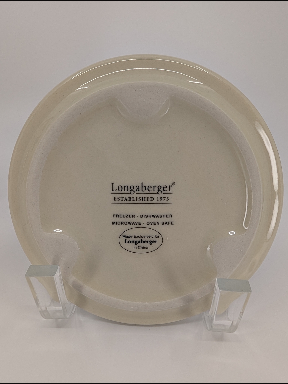 Longaberger Stoneware Pottery Berry Fruit Medley Botanical 1-Pint Crock & Lid - Picture 4 of 10